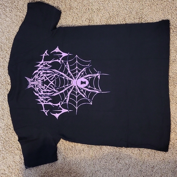 NEW Jeffree Star Fashion Spider Graphic Tee Unisex Large Web Cosmetics - Picture 4 of 6